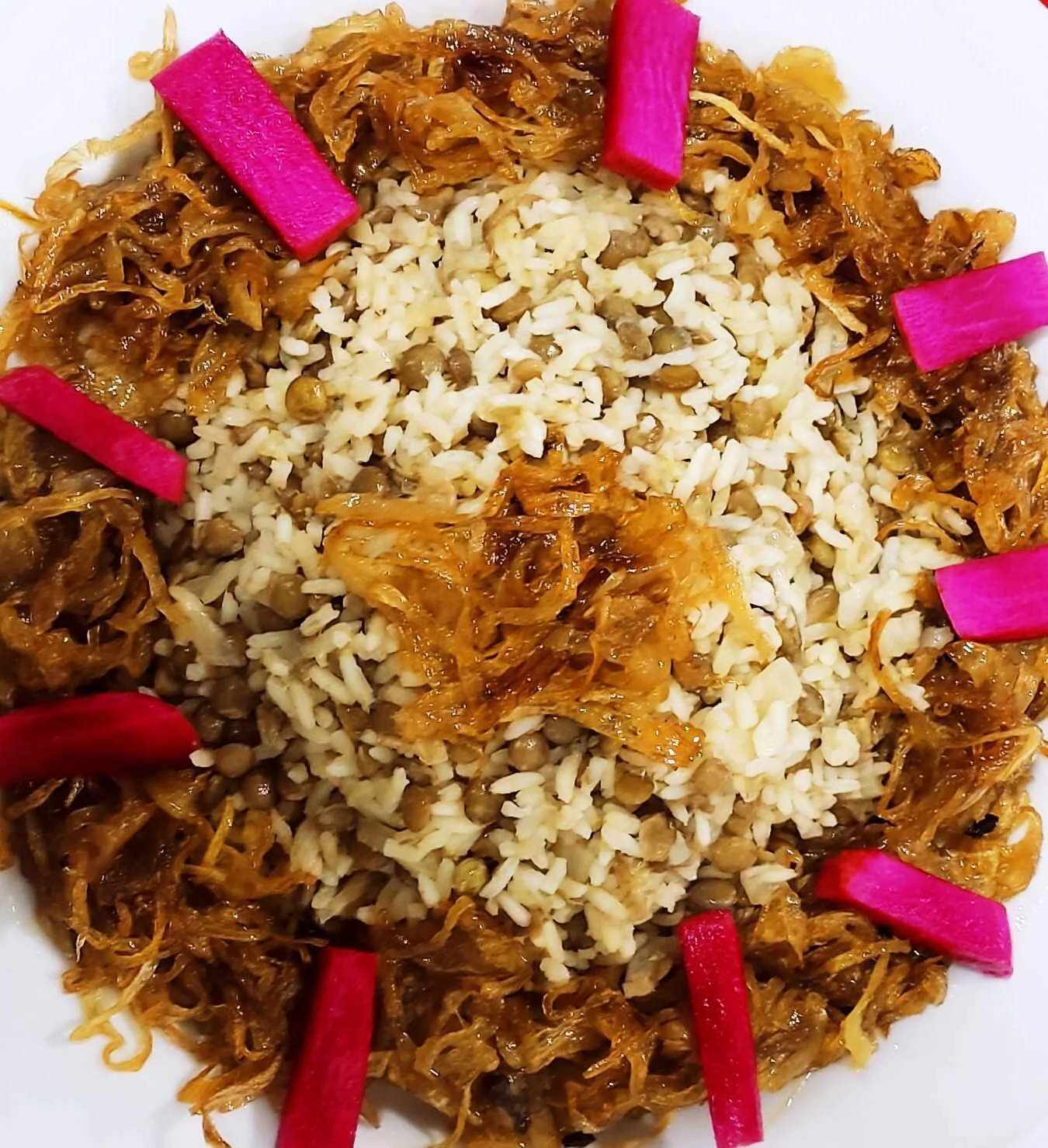 Nos couscous et notre moujaddara